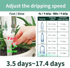 Adjustable Drip Irrigation System, Plant Self-Watering Spike, Auto Flower Water Dripper for Garden, Indoor (White-30PCS) - Image 3