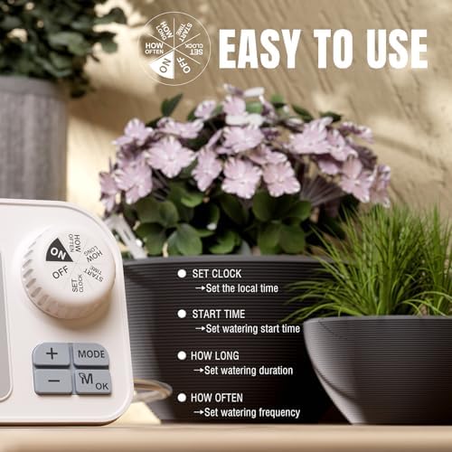 Raddy WS-7 Solar Drip Irrigation Kit, Auto Soil Moisture Sensor - Image 3