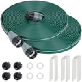 Sprinkler Soaker Hose 25ft 2Pack for Garden Lawn, Watering Pipe with Holes, High-Efficiency Water-Saving Garden Irrigation System, Drip Hose Sprinkler by DXront