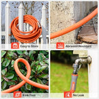 YAMATIC 100ft Garden Hose, 5/8in I.D. 360° Swivel Handle, Burst 600 PSI - Image 5