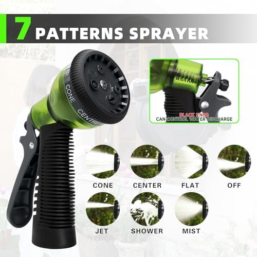 Retractable Garden Hose Reel 1/2 in x130 ft， Wall Mounted Hose Reel - Image 4