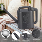 2 Gallon Watering Can for Indoor Plants, Garden Watering Cans for Outdoor Plant House Flower, Modern Plant Watering Can Large Long Spout with Sprinkler Head - Image 3