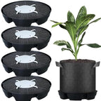Baoblaze Industrial Tray Self Watering Plant Base Pot Saucer Reservoir Wick Feed Large Capacity Stable PP Non Woven Structure Suitable for Indoor Gardening, 4 Trays + 1 Bag - Image 2