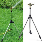 1pc Heavy Duty Tripod Impact Sprinkler - 5000 sq ft Coverage w/Adjustable 25-45ft Range for Large Lawns, Yards & Gardens - Image 2