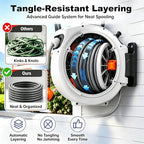 Automatic Garden Water Hose Reel Wall Mounted 180 Swivel - Image 7