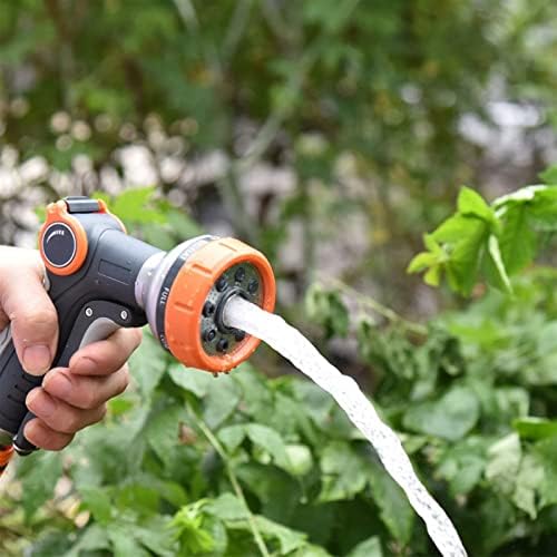 Xiaochen Heavy Duty Adjustable Garden Hose Nozzle Multifunction Lawn Garage Patio Plant Water Hose Nozzle Sprayer Car Wash Outdoor Garden Pet Bathing Flow Controls Home Handheld - Image 3