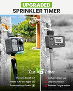 RAINPOINT Sprinkler Timer - Cycle & Soak Hose Timer for Garden Hose with Automatic Watering/Manual Watering/Rain Delay, Programmable for Irrigation System, Lawn, Yard, Outdoor - Image 4