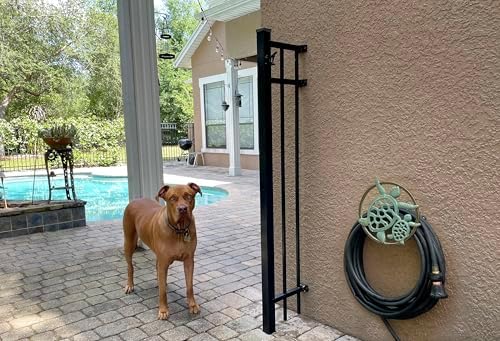 Sea Turtle Garden Hose Holder, 11.75 Inch Diameter Verdigris Cast Iron - Image 2