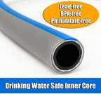 Premium Non-Expandable Water Hose, Heavy Duty, Drinking Water Safe, No Kink, Flexible | Ideal Garden, RV, Marine, & Farm Hose for All-Weather Use with Leakproof Brass Fittings | 5/8" x 75 - Foot - Image 2