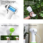 Plant Spray Bottle, 1L Electric Watering Can Rechargeable Flower Spray Device Household Automatic Plant Tool Disinfection Special Medicine for Gardening(Gray) - Image 4