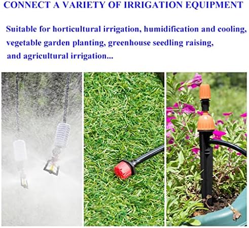 4/7mm Hose Garden Watering 1/4" PVC Hose Micro Drip, for Irrigation Pipe Tubing Lawn Balcony Plants Flower Greenhouse Pipes (Color : 4-7mm Hose, Size : 20M) - Image 5