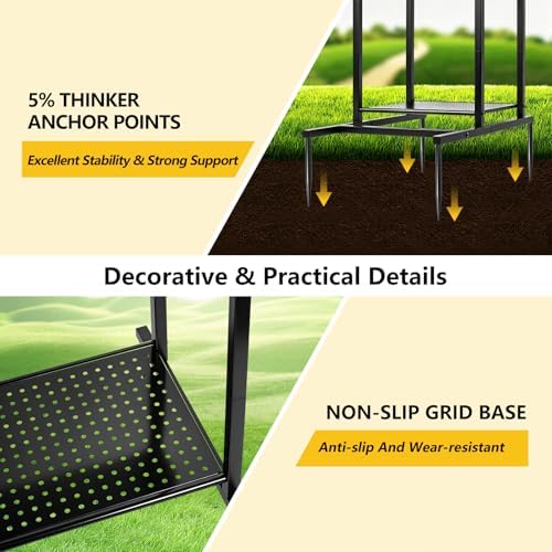 3-in-1 Garden Hose Holder with Tool Organizer - Image 5