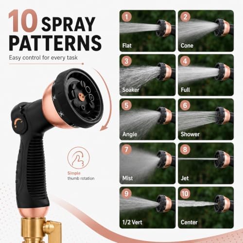 Flexible Garden Hose 100 ft, Ultra Lightweight Leak-Proof Water Hose - Image 3