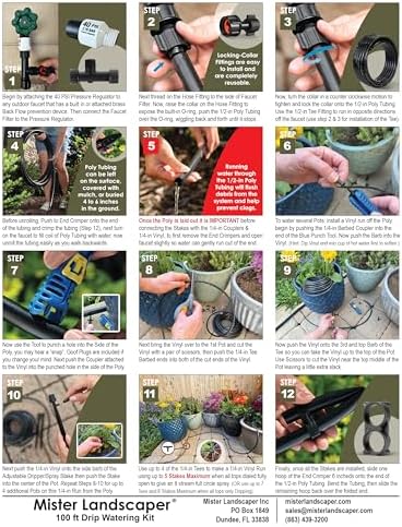 Mister Landscaper Patio & Potted Plant Drip Watering Kit - Image 4