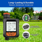 Irrigation Timer, Automatic Watering Timer with Timer and Frequency Watering, Programmable Water Irrigation Timer for Patio, Pool, Lawn (Without Rain Sensor) - Image 4