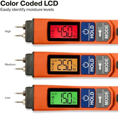 Klein Tools ET150 Pin Moisture Meter with Multi-Mode Detection - Image 4