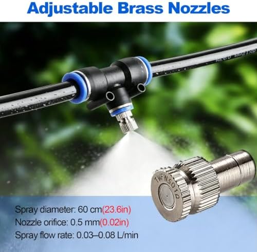 Cooling Misting Line System for Construction Sites | Efficient Hose Mister Setup for Instant Relief from Heat | Ideal for Outdoor Workers and Heavy Equipment - Image 2