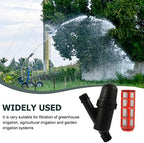 Happyyami Irrigation Filter Plastic Strainer Gardening Drip Tool Gardening Tools Irrigation Sprayer Filter Garden Hose Pressure Regulator Drip Irrigation Gardening Supplies Mesh Water Filter - Image 7