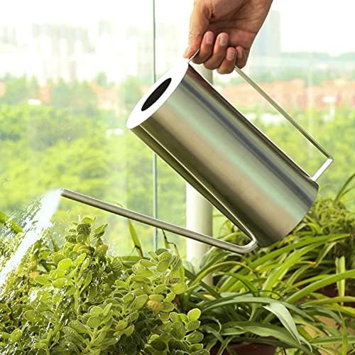 Fabater 1.5L Stainless Steel Watering Can, Indoor Outdoor Garden Long Spout Watering Pot for Plants Flowers, Ergonomic Handle, Durable Rustproof - Image 3