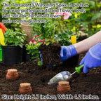 3 Pack Large Terracotta Olla Watering Pots, 520ml Plant Watering Globes - Image 6
