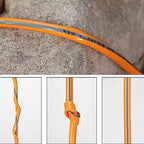 PVC Water Pipe, 1/2" 12mm Garden Hose Pipe Reel Explosion-Proof, 3 Layer Plastic Rubber Tube Irrigation Watering with Connectors Set (Color : Orange, Size : 25m) - Image 5