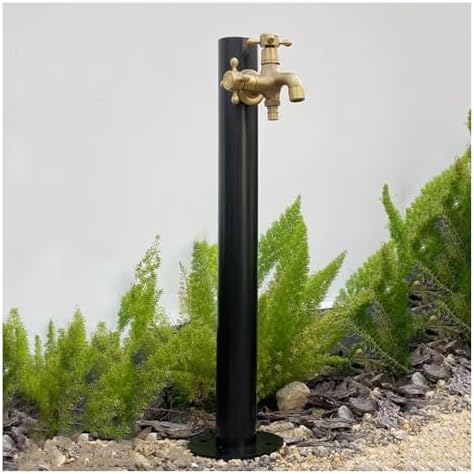 Outdoor Stainless Steel Faucet Garden Column - Freestanding Hose Stand for Vertical Outdoor Use, Durable 304 Material, Ideal for Yard & Garden Irrigation by Unknown