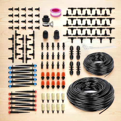 200FT Quick-Connect Drip Irrigation System Kit with 1/4 Inch 1/2 Inch - Image 3