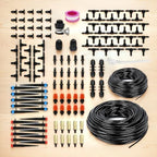 200FT Quick-Connect Drip Irrigation System Kit with 1/4 Inch 1/2 Inch - Image 3