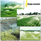 Farm Irrigation Sprinkler, 2" Impulse Impact Water Sprinkler, Large-Area Watering Spray, with Replacement Nozzle Set - Image 7