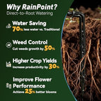 RAINPOINT Easy-Setup Solar,Rechargeable,USB-C Powered Automatic Drip Irrigation Kit System for Garden Outdoor/Indoor,Plant Waterer Device Balcony Patio Grow Tent Greenhouse Indoor Water 10-20 Plants - Image 3