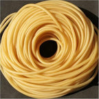 Nature Latex Rubber Hoses, ID 1.6~12mm Beige Elastic Tube Bands Yellow Slingshot Catapult 1/10/30M(30M,ID 3mm x OD 5mm) - Image 7