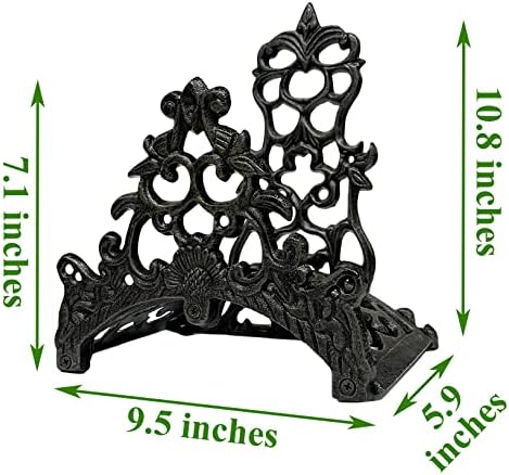 Decorative Garden Hose Holder, Hose Hanger, Heavy Duty Cast Iron Garden Yard Water Pipe Holds, Wall Mounted Hose Butler, Hose Rack Reel, 50FT 75FT 100FT Water Hose Bulter Storage (Totem) - Image 2