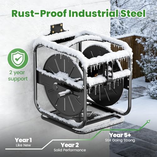 SPECILITE Garden Hose Reels, Holds 100 to 200 FT Hoses - Image 4
