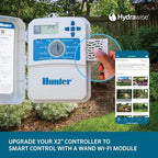 Hunter X2 6 Zone Sprinkler Controller, WiFi Compatible Sprinkler Timer - Image 6