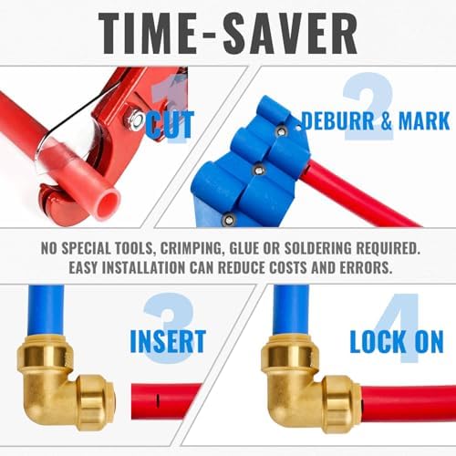 SUNGATOR 3/4 Inch 90-Degree Elbow, Push-to-Connect Pipe Fittings, 12-Pack - Image 5