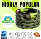 Garden Hose 50ft x 5/8", Heavy Duty Water Hose, Flexible and Durable, Kink Resistant Lightweight Hybrid Hose, Leakproof Yard Hose with Male to Female Fittings - Image 2