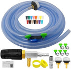 Adjustable Long Range Nozzle for Pressure Washer, Downstream Injection Spray Nozzle Kit 4–4.5 GPM, External Chemical Injector w/1/4" Quick Connect,15FT Hose,Shut-Off Valve & Filter,2500–4000 PSI. by Unknown