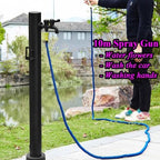 Stainless Steel Garden Faucet Stand - Freestanding Hose Holder & Antifreeze Water Dispenser, Vertical Outdoor Fountain, Durable & Stylish for Gardens and Patios - Image 6