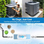 Misters for Outside Patio, Outdoor Misting Cooling System w Filter,75FT|23M - Image 2