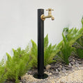Outdoor Stainless Steel Vertical Garden Faucet StandFreestanding Hose Holder Weatherproof FloorMounted Water Column Stylish Outdoor Water Tap & Fountain Feature (Color: E) by Unknown