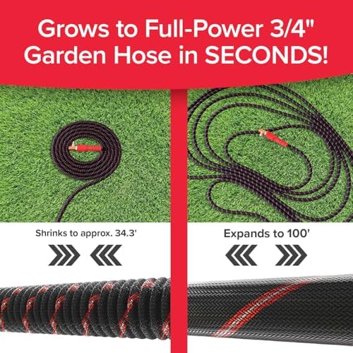 Pocket Hose Ballistic 100 FT Expandable Garden Hose, No-Kink, As Seen on TV - Image 2