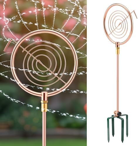 34" Ornamental Sprinkler, 360° Rotating, Circle Ring by ElectricWise