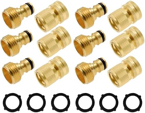 Hourleey Garden Hose Repair Kit + Garden Hose Quick Connector Kit - Image 6