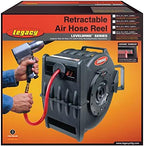Legacy Levelwind Retractable Air Hose Reel, 3/8 in. x 100 ft., PVC - L8310 - Image 2