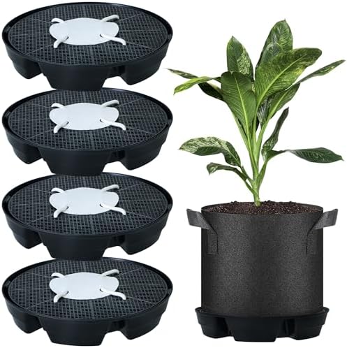 Self-Watering Fabric Pot Base for Indoor Plants, Auto Watering Saucers by Unknown