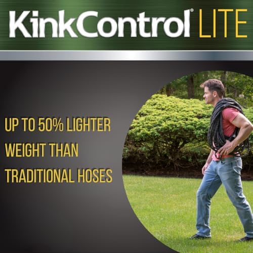Kink Control Lite, Doesn’t Expand or Burst, Extremely Light Weight, Garden Hose, Water Hose with Superior UV Resistance, Ergonomic Grip, High Burst Strength,Kink Resistance, 25 Ft - Image 4