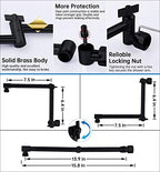 G-Promise All Metal 12 Inches Rainfall Shower Head with Handheld Combo - Image 5