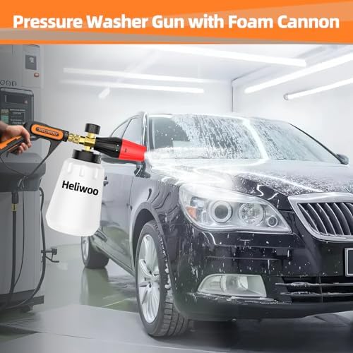 Short Pressure Washer Gun with Foam Cannon - Image 2