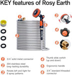 Rosy Earth 100ft Stainless Steel Garden Hose, Heavy Duty Metal Water Hose - Image 3