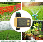 Luocute Adjustable Solar Panel, Rain Sensor, Programmable Water Timer, Garden Hose Watering Timer with Type C Port for Villa Courtyards, Balcony Gardens, and Rooftop Gardens - Image 7
